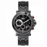 Bobroff Black Stainless Steel Dress Watch